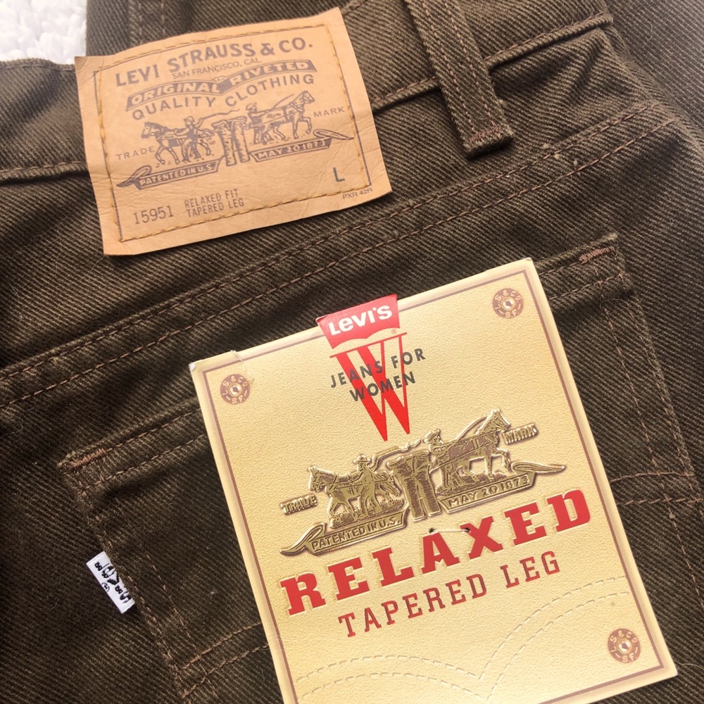 Levi’s 951 vintage relaxed fit mom jeans NWT size 14 long women’s 1997 90s